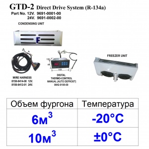 GTD-2:  12/24V  (10м3 ±0°С) (6м3 -20°С) 